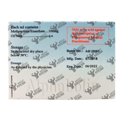 Alphabolin 10ml Primobolan 10ml alphapharma