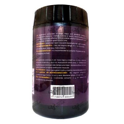 BLACK MACA y creatine amazon andes