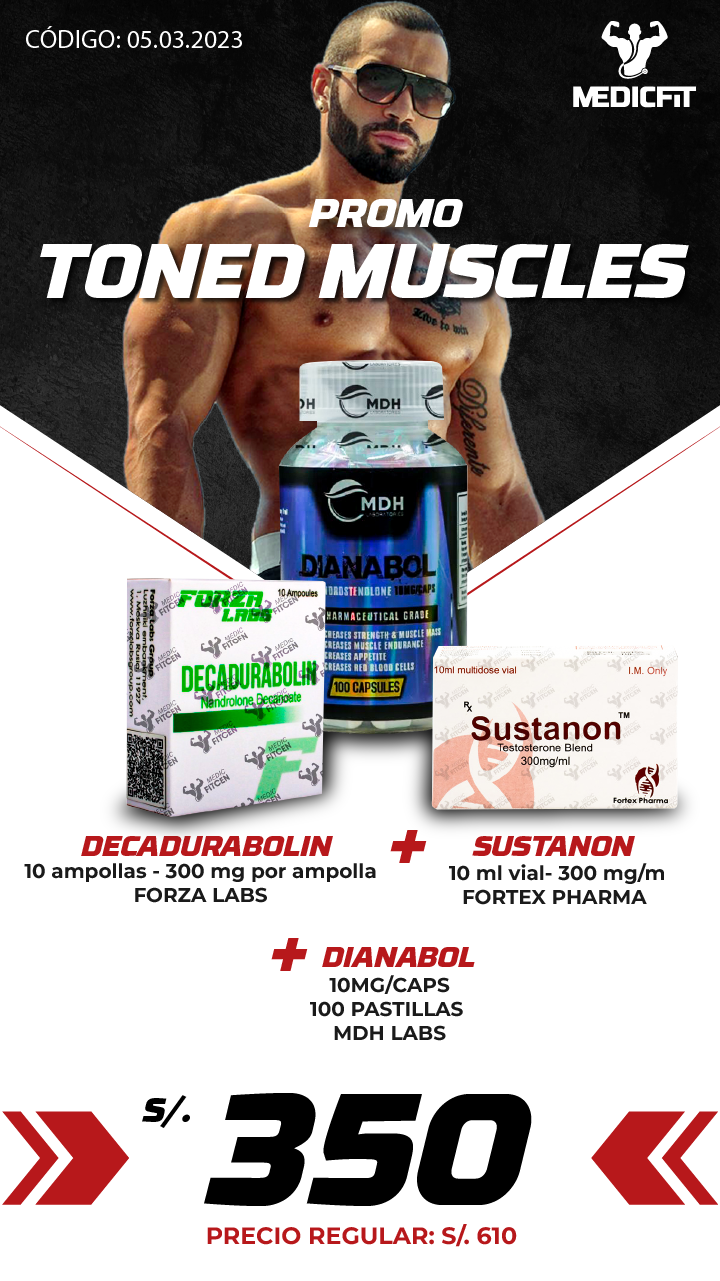 PROMO TONED MUSCLES MKEDICFIT